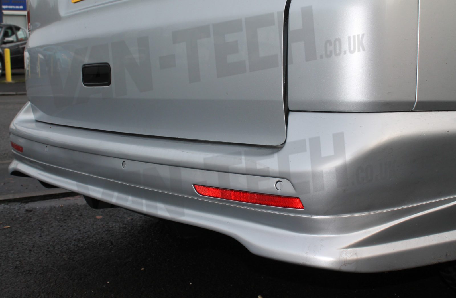 Van-tech-t5-rear-bumper-spiler-diffuser-3 VW T5 T5.1 Transporter Rear Bumper Diffuser Spoiler