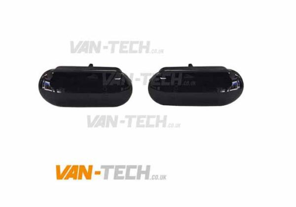 black-side-reapter-2-600x420 VW T5 T5.1 Transporter Clear Dynamic Side Repeaters These VW T5 T5.1 Transporter Clear Dynamic Side Repeaters made to the highest standard when you buy and fit these you’ll appreciate the solid quality knowing that you won’t have any problems. Fits VW Transporter T5 T5.1 models 2003- onwards Clear Side Repeater Dynamic side repeaters Simple plug and play design E marked and road legal Also fits many other VW vehicles such as Golf, Caddy, Polo, Lupo