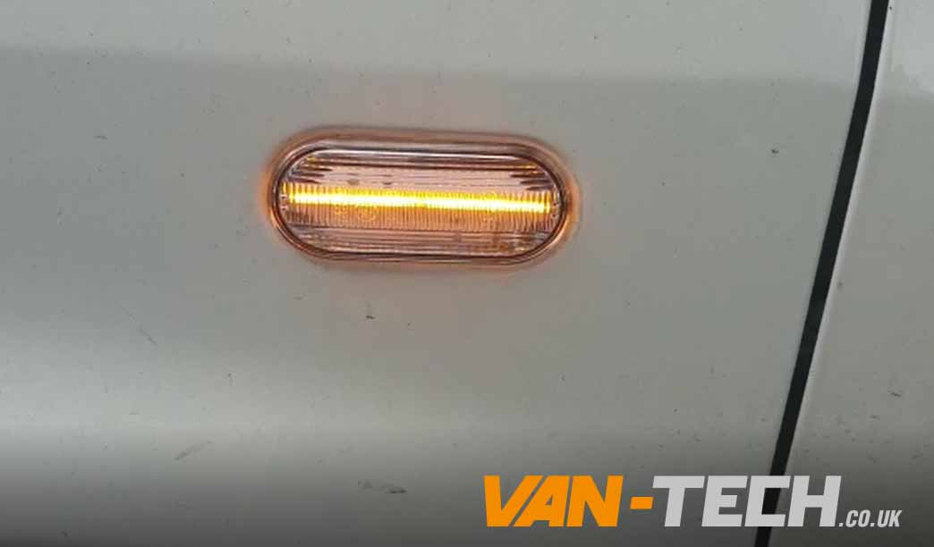 clear-indicator-2 VW T5 T5.1 Transporter Clear Dynamic Side Repeaters These VW T5 T5.1 Transporter Clear Dynamic Side Repeaters made to the highest standard when you buy and fit these you’ll appreciate the solid quality knowing that you won’t have any problems. Fits VW Transporter T5 T5.1 models 2003- onwards Clear Side Repeater Dynamic side repeaters Simple plug and play design E marked and road legal Also fits many other VW vehicles such as Golf, Caddy, Polo, Lupo