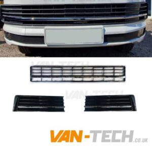 VW Transporter T6 Middle Bumper Inserts Chrome Trim