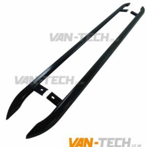 VW T5 T5.1 Satin BLACK Angular Side Bars Sportline Style LTC Tyres