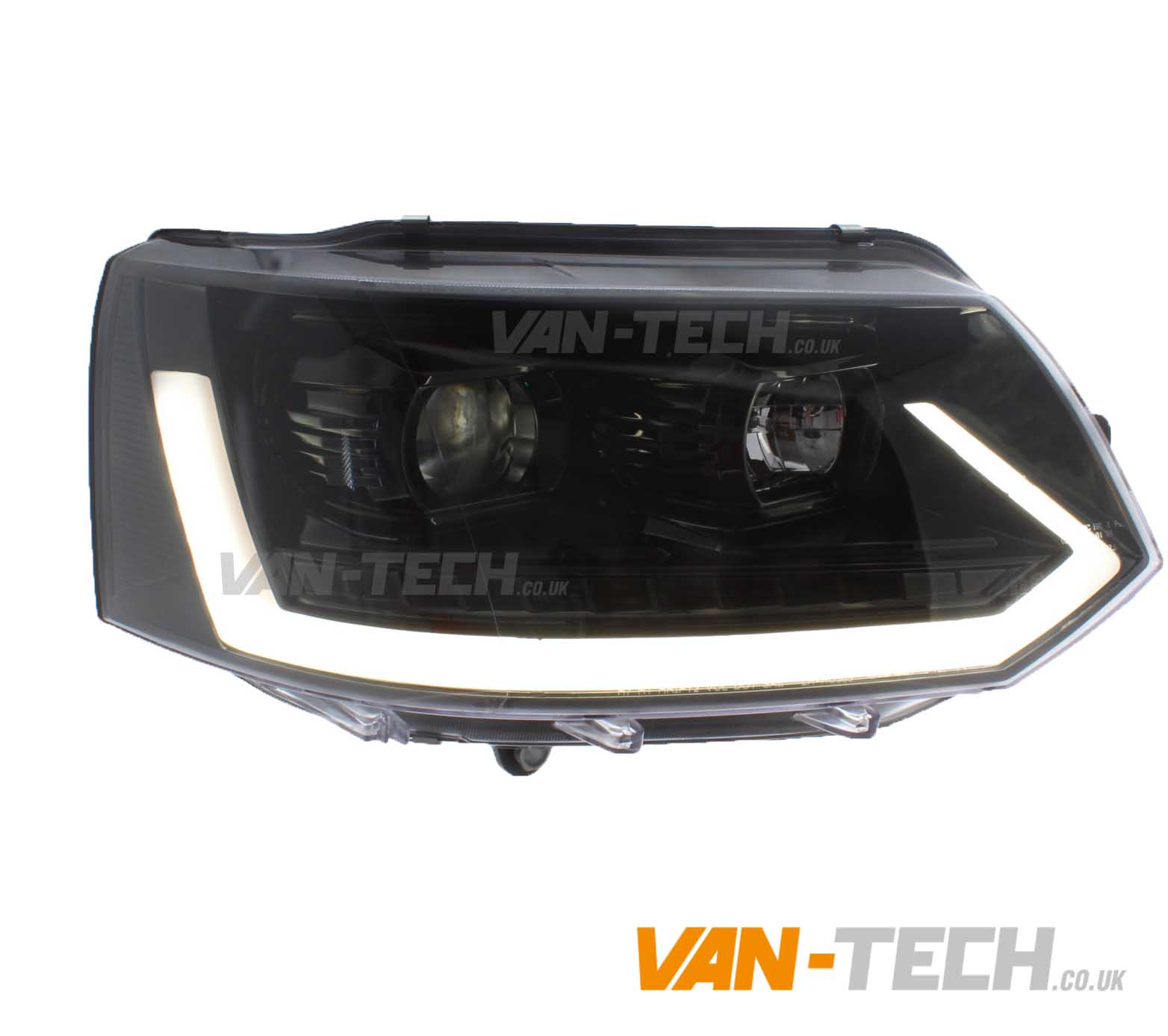 phl9086-1-drl-light-bar-head-lights-1 VW Transporter T5.1 Light Bar Headlights Dynamic Indicators 2010-2015