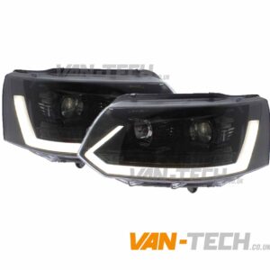 VW Transporter T5.1 Light Bar Headlights Dynamic Indicators 2010-2015