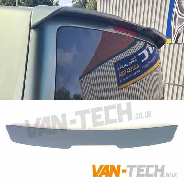 t5-tailgate-spoiler-2022 VW Transporter T5 T5.1 Tailgate Spoiler Primer 2003- 2015 This VW Transporter T5 T5.1 Tailgate Door Spoiler primer is stylishly designed and ready to paint made exclusively for VW Transporter T5 model years 2003 – onwards. Product Features: Made Strong ABS Plastic Tailor made for the VW T5 Transporter years 2003-2015 Comes primed ready to paint & fit We can be get these colour coded to match your van Fits Tailgate Models Only