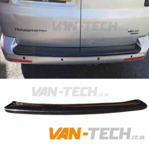 VW T5.1 Transporter Rear Bumper protector Gloss Black