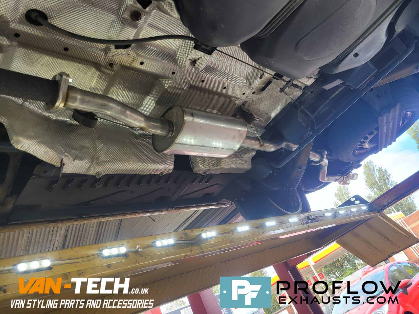 vw-t5-exhaust-2 VW Transporter T5 T5.1 Stainless Steel Custom Exhaust System Single Twin Tail Pipe