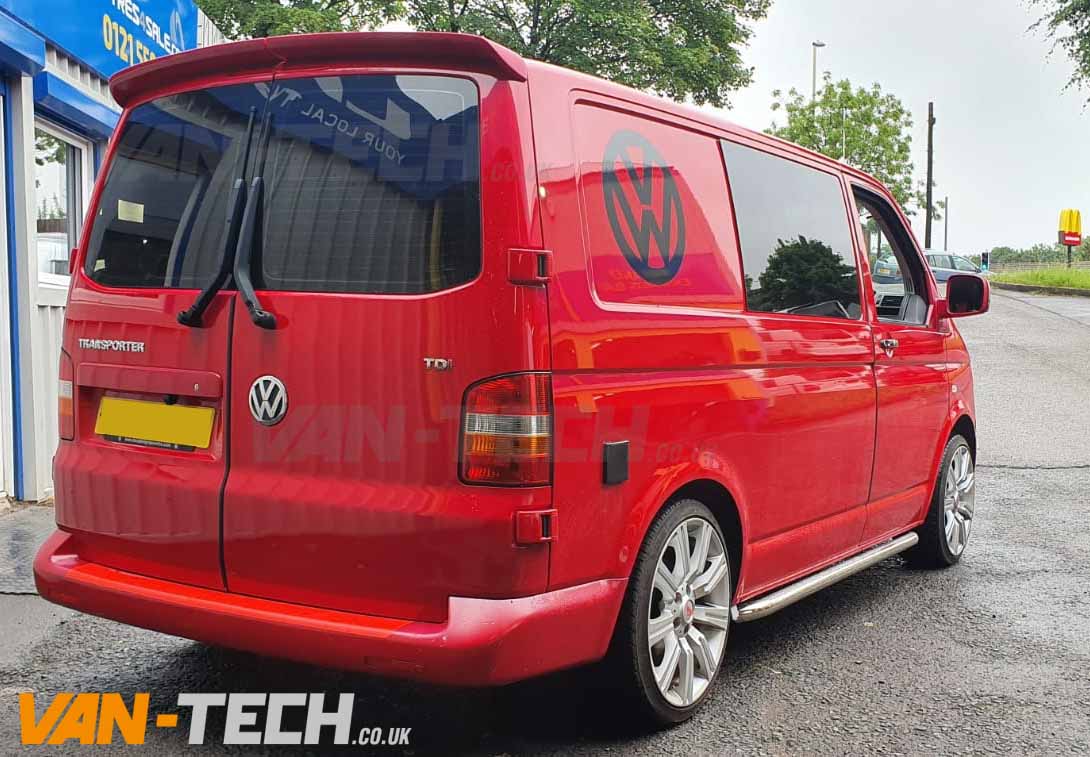 vw-t5-front-end-conversion-van-tech-13 Pre-Painted VW Transporter T5 T5.1 T6 T6.1 Rear Barn Door Spoiler