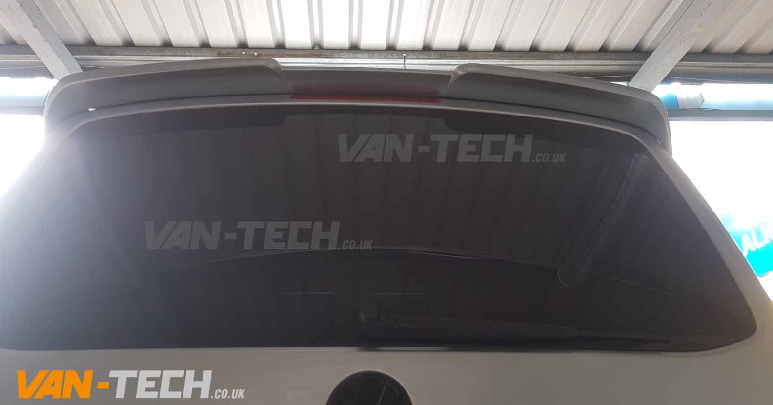 vw-t5-front-lower-sportline-bumper-lower-splitter-tailgate-rear-spoiler-and-carbon-bumper-protector-7 VW Transporter T5 T5.1 Tailgate Spoiler Primer 2003- 2015 This VW Transporter T5 T5.1 Tailgate Door Spoiler primer is stylishly designed and ready to paint made exclusively for VW Transporter T5 model years 2003 – onwards. Product Features: Made Strong ABS Plastic Tailor made for the VW T5 Transporter years 2003-2015 Comes primed ready to paint & fit We can be get these colour coded to match your van Fits Tailgate Models Only