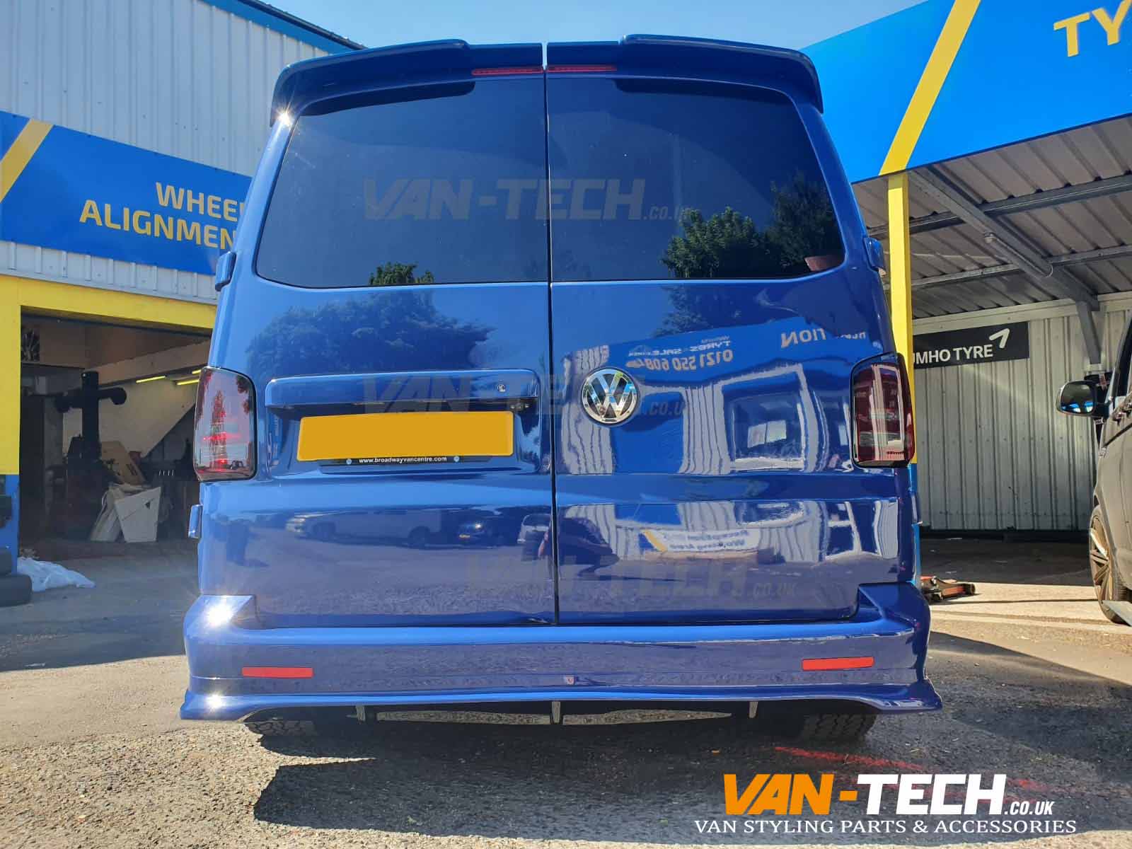 vw-t5-t5.1-rear-bumper-diffuser-2 VW T5 T5.1 Transporter Rear Bumper Diffuser Spoiler