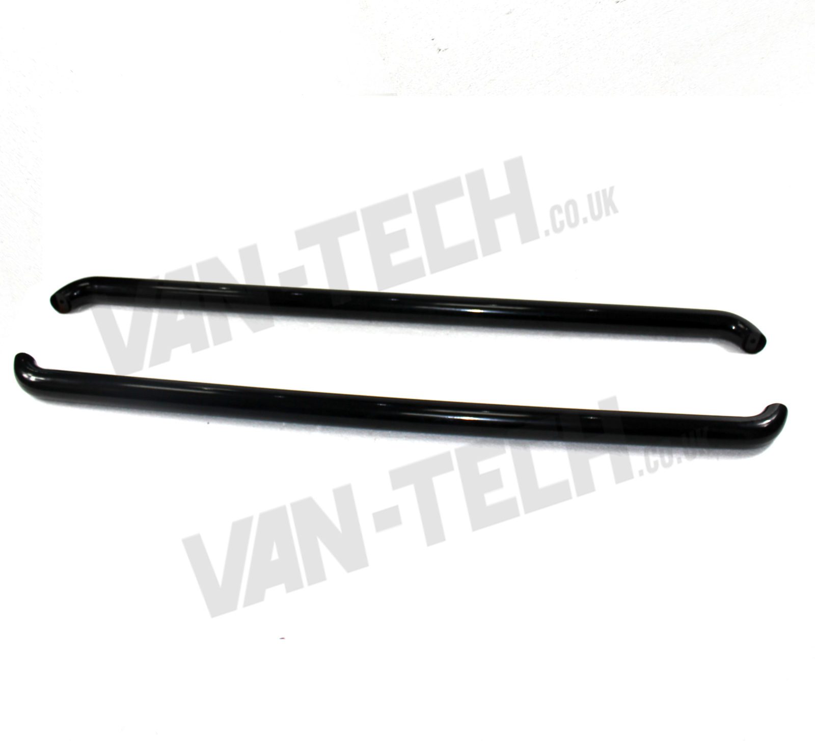 vw-t5-transporter-van-black-o.e-side-bars-1 VW T5 T5.1 Side Bars Stainless Steel Satin BLACK Sportline O.E Style SWB LWB Transporter, LTC Tyres, Van-Tech supply and fit for all VW Transporter Models. LTC Tyres