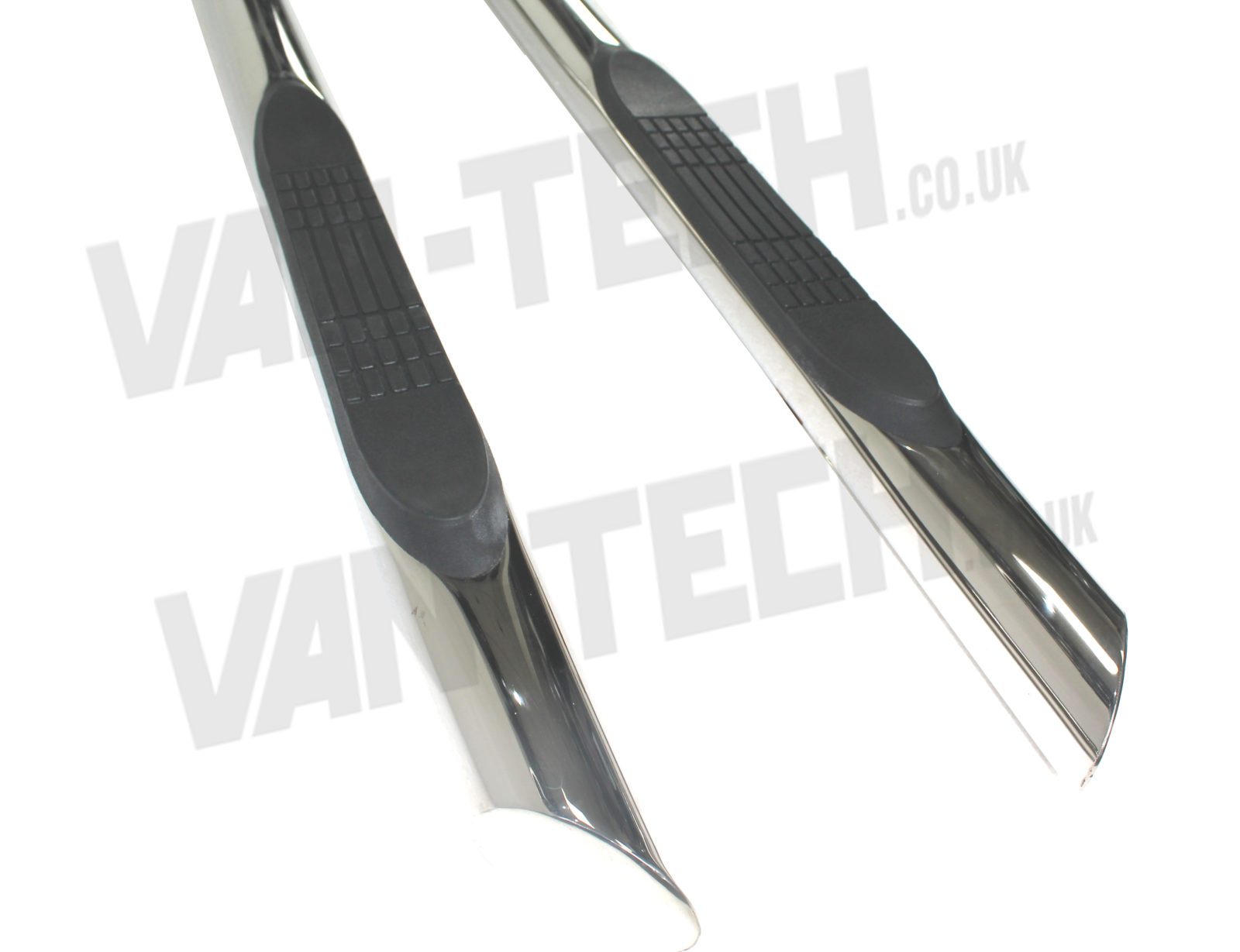 vw-t5-transporter-van-stainless-steel-slash-cut-end-3-step-side-bars-6 VW T5 T5.1 T6 SWB LWB Transporter Slashed End Side Bars with Four Steps