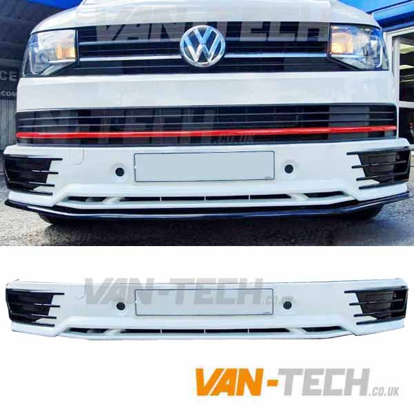 vw-t6-transporter-pre-painetd-sportline-bumper-4 Pre-Painted VW T6 Sportline Bumper Plastic Pre-Painted VW T6 Sportline Bumper Plastic We can supply this part pre-painted and ready to fit to your van, we just need you to supply us with the VW Paint Code required in the notes when you place the order or call us on: 0121 550 4628 for advice. £450 FREE SHIPPING to most of the UK!! (Scottish Highlands and Northern Ireland not included) VW Transporter T6 Sportline Lower Bumper Plastic Product features: Stylish finish at fraction of main dealer prices Made from sturdy high quality plastic not fibre glass Tailor made for the VW T6 Transporters Painted and ready to fit Please make sure you provide us with the correct paint code when placing an order. Terms and Conditions: This is a special modified item and it does not fall under our normal returns policy, for all our pre-painted Items we do not accept returns there will also be no refunds for items unless a mistake has been made by us. Please allow 2-3 week for delivery of this item as they are painted to order.