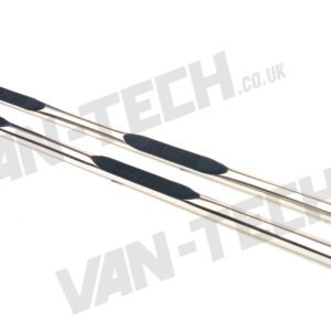 VW T5 T5.1 T6 SWB LWB Transporter Slashed End Side Bars with Four Steps