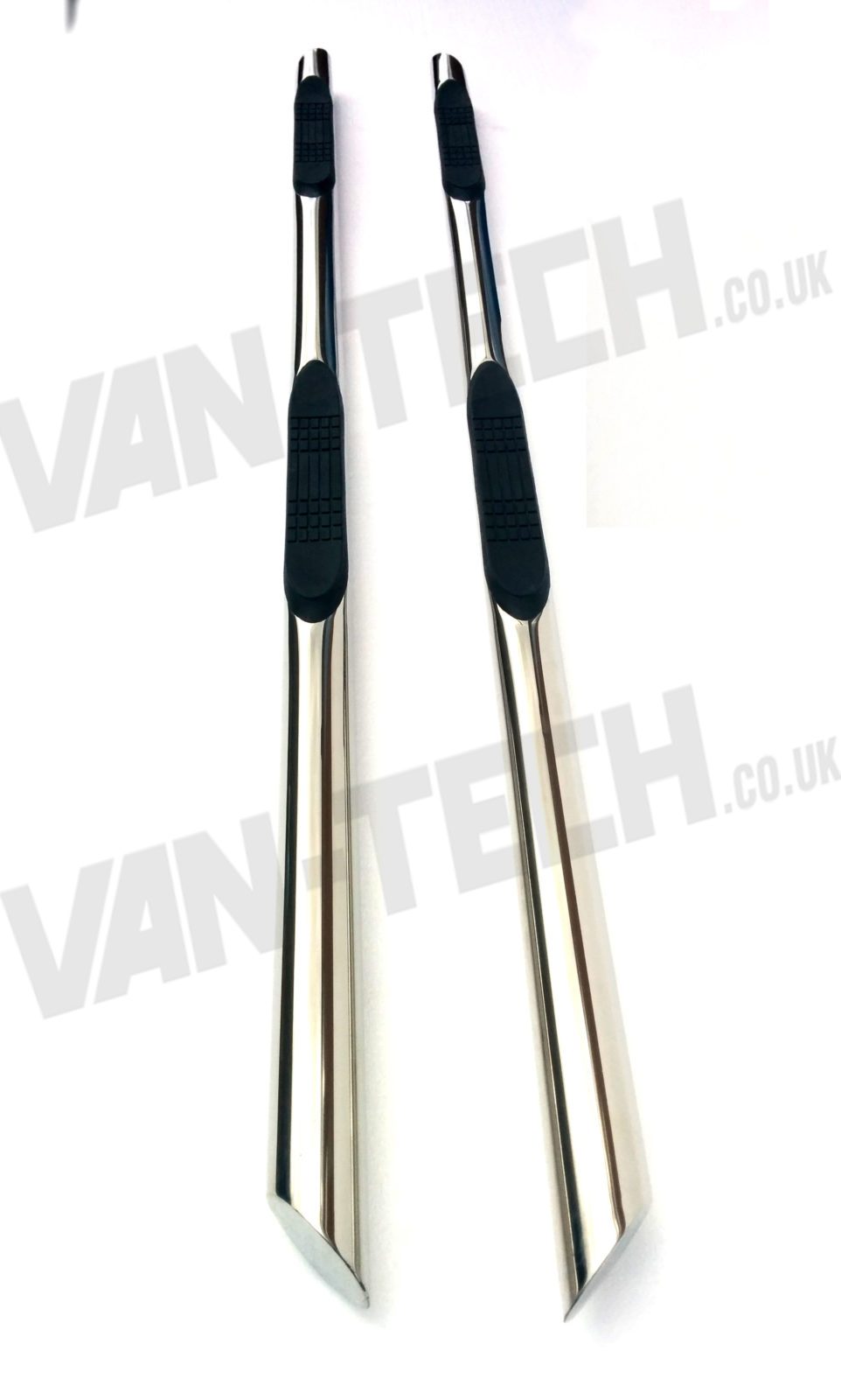 vw-transporter-t5-van-stainless-steel-side-bars-with-4-steps-21 VW T5 T5.1 T6 SWB LWB Transporter Slashed End Side Bars with Four Steps