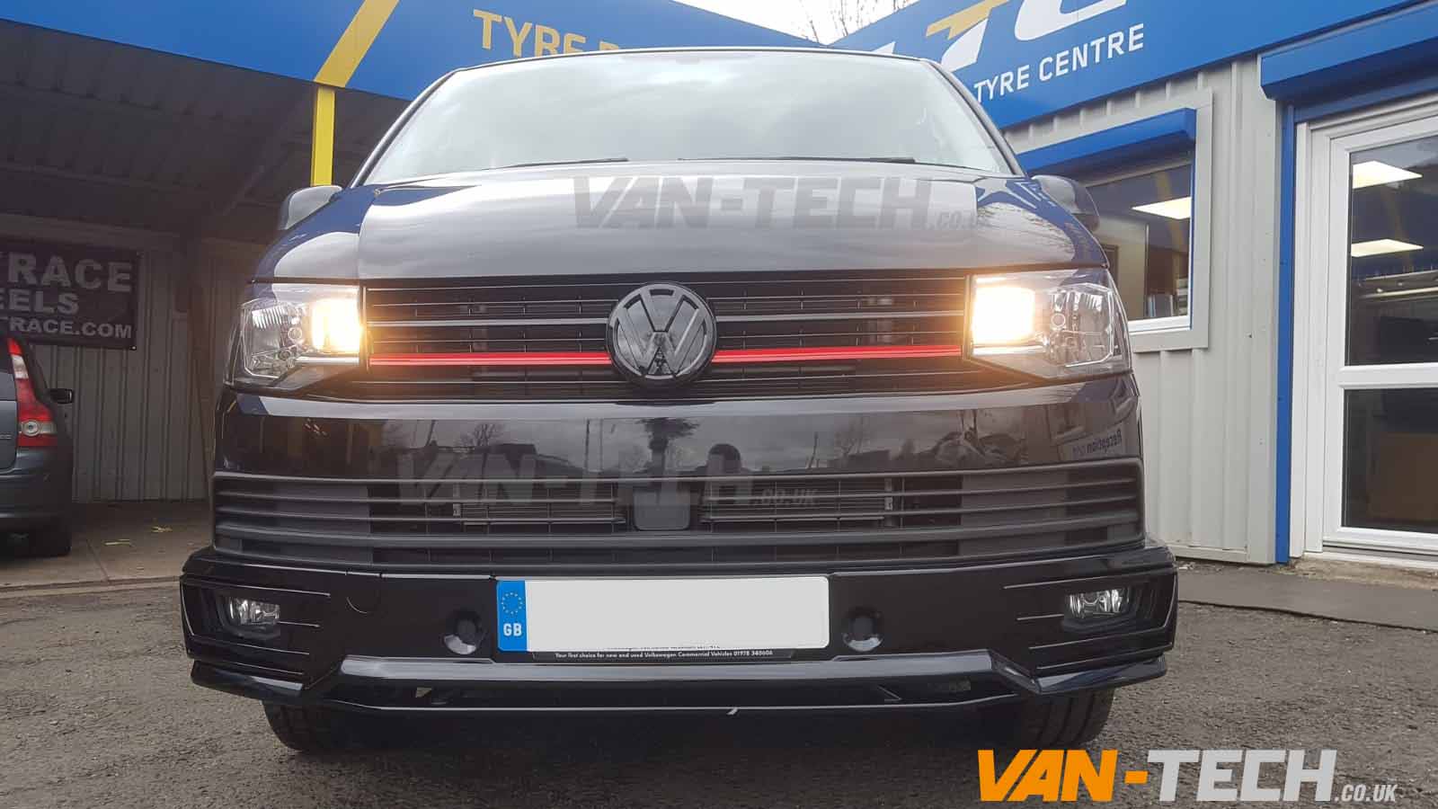 vw-transporter-t6-badged-grille-black-side-bars-roof-rails-mudflaps-tailgate-spoiler-25 VW Transporter T6 Sportline Lower Bumper Plastic This VW Transporter T6 Sportline Lower Bumper Plastic has combination of great looks and are made to the highest standard. FREE SHIPPING to most of the UK!! (Scottish Highlands and Northern Ireland not included) VW Transporter T6 Sportline Lower Bumper Plastic Product features: Made from sturdy high quality Plastic Styling finish at fraction of main dealer prices Fantastic look Includes Fog Light Covers We offer a painting and fitting service for the VW Transporter T6 Sportline Style Plastic Front Lower Bumper Spoiler give our fitting centre a call with paint code required for a quote.