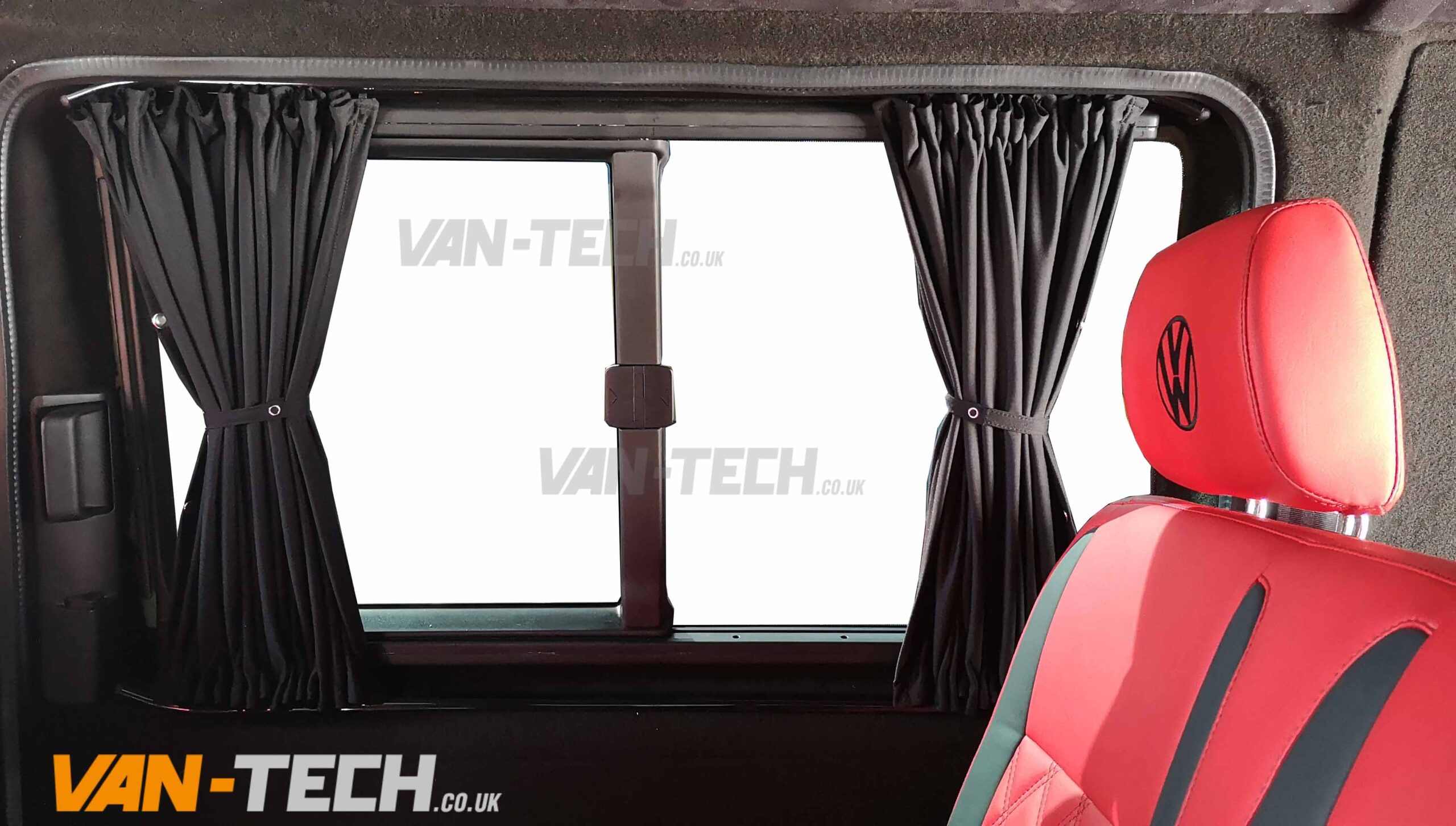cof VW T6 T6.1 Blackout Interior Curtain Behind The Driver
