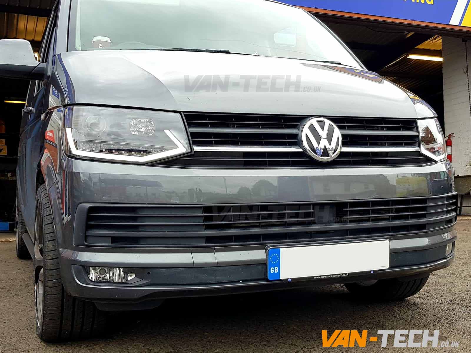 VW-T6-LED-DRL-Light-Bar-Headlights-Dynamic-Indicators-V6-5 VW T6 LED DRL Light Bar Headlights Dynamic Indicators V6