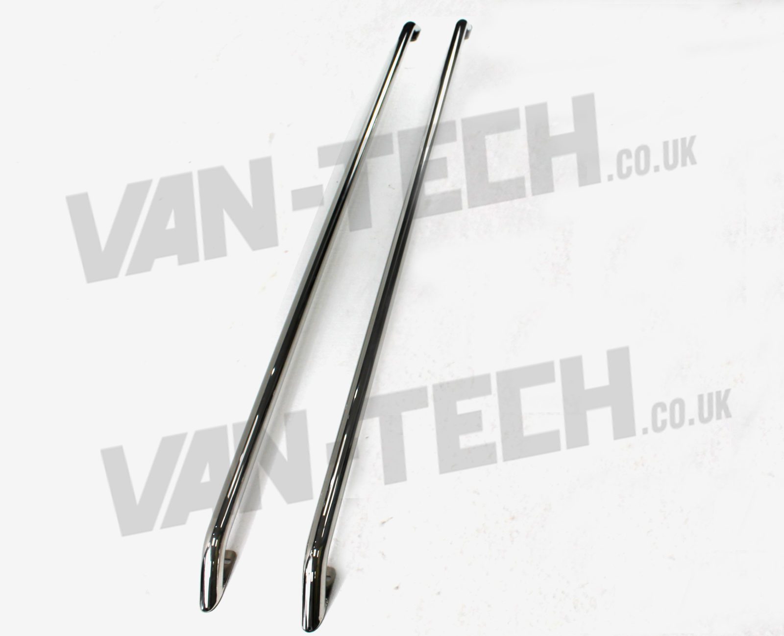 VW-TRANSPORTER-T5-VAN-STAINLESS-STEEL-SPORTLINE-ROOF-RAILS-4 (1) VW T5 T5.1 Roof Rails Stainless Steel SWB LWB These VW T5 T5.1 Roof Rails Stainless Steel SWB LWB look the part, these stylishly designed bars are not universal fit they are tailor made exclusively for the VW T5 T5.1 Transporter. Sold complete with the fitting kit, you won’t need to drill your roof as these 42mm stainless steel roof rails fit to the existing original fixing sites on the Transporter. VW T5 T5.1 T6 Roof Rails Stainless Steel product features: 42mm T304 Stainless Steel Roof Rails Fix to existing original fixing points on VW T5T5.1 Transporter No Drilling required Tailor made for the VW T5 T5.1 models Transporter SWB Short Wheel base and LWB Long Wheel Base available