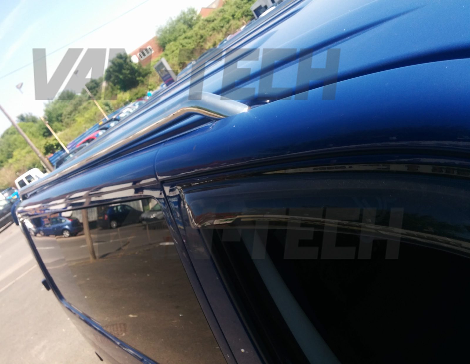 VW-Transporter-T5-Van-Combo-deal-Sportline-style-stainless-steel-side-bars-and-roof-rails-2 VW T5 T5.1 Roof Rails Stainless Steel SWB LWB These VW T5 T5.1 Roof Rails Stainless Steel SWB LWB look the part, these stylishly designed bars are not universal fit they are tailor made exclusively for the VW T5 T5.1 Transporter. Sold complete with the fitting kit, you won’t need to drill your roof as these 42mm stainless steel roof rails fit to the existing original fixing sites on the Transporter. VW T5 T5.1 T6 Roof Rails Stainless Steel product features: 42mm T304 Stainless Steel Roof Rails Fix to existing original fixing points on VW T5T5.1 Transporter No Drilling required Tailor made for the VW T5 T5.1 models Transporter SWB Short Wheel base and LWB Long Wheel Base available