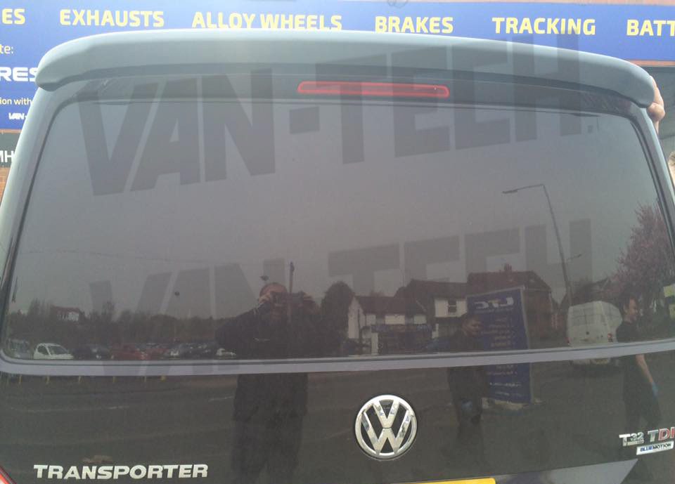 VW-Transporter-T6-van-new-rear-tail-gate-spoiler-1 VW Transporter T6 T6.1 Tailgate Sportline Spoiler VW Transporter T6 T6.1 Tailgate Sportline Spoiler, ready to paint are stylishly designed and are made exclusively for New VW Transporter T6 Van. This Tailgate Spoiler is made to the highest standard when you buy and fit these you’ll appreciate the solid quality knowing that you won’t have any problems as the product fits great. VW T6 T6.1 Tailgate Sportline Spoiler Product Features: Made of Strong Plastic Fixes on to rear of VW T6 T6.1 Transporter Tailor made for the VW T6 T6.1 Transporter Comes primed ready to paint & fit We can be get these colour coded to match your van Fits Tailgate Models Only Sportline style