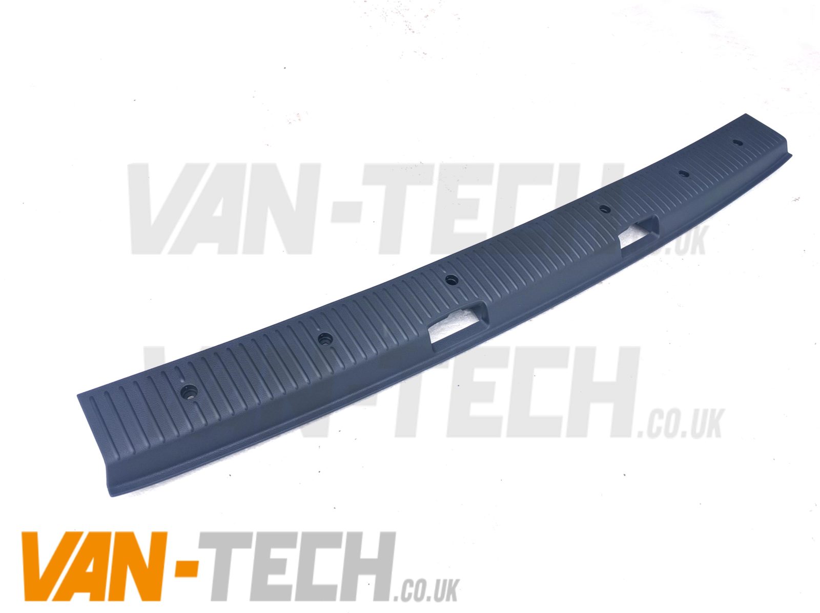 VW-t5-Threshold-cover-logo VW T6 T6.1 Barn Door Threshold Cover Protector VW T6 T6.1 Barn Door Threshold Cover Protector, these are stylishly designed and made exclusively for VW Transporter T6 T6.1 Vans. VW T6 T6.1 Barn Door Threshold Cover Protector are made to the highest standard, it will provide extra protection for the rear of your van and ideal if your looking to do a van conversion. Product Features: Fix to existing original fixing points on VW T6 T6.1 Transporters Solid plastic construction Tailor made for the VW T6 T6.1 Transporters