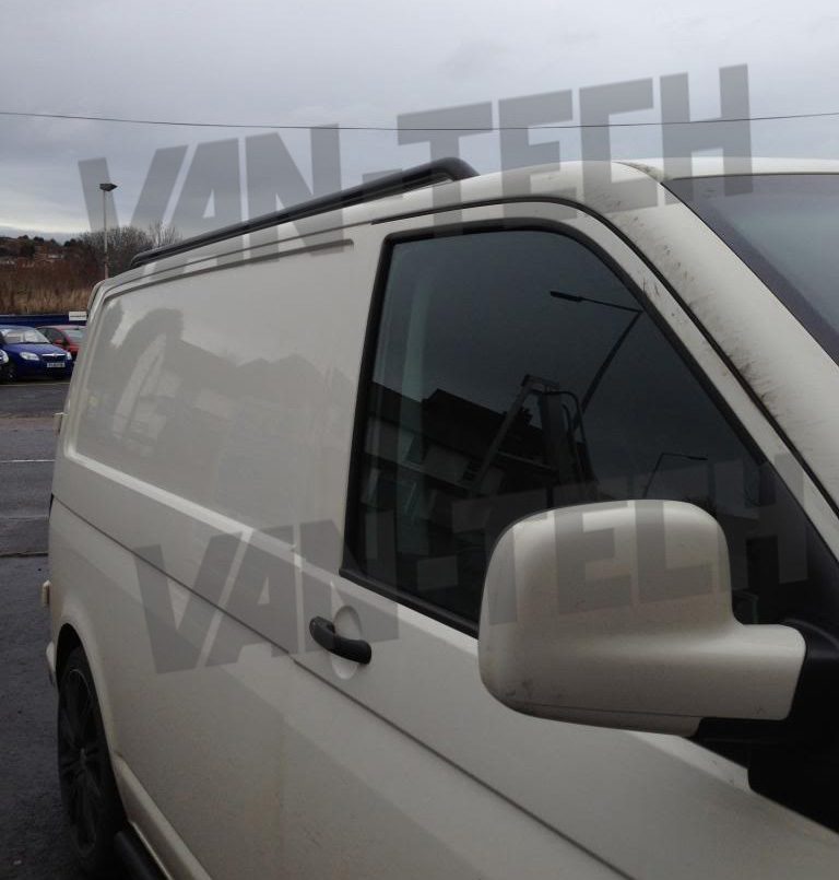 VW-transporter-T5-T6-stainless-Steel-Roof-Rails-3 VW T5 T5.1 Satin BLACK Roof Rails Stainless Steel SWB LWB