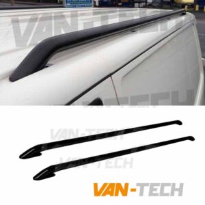 VW T5 T5.1 Satin BLACK Roof Rails Stainless Steel SWB LWB
