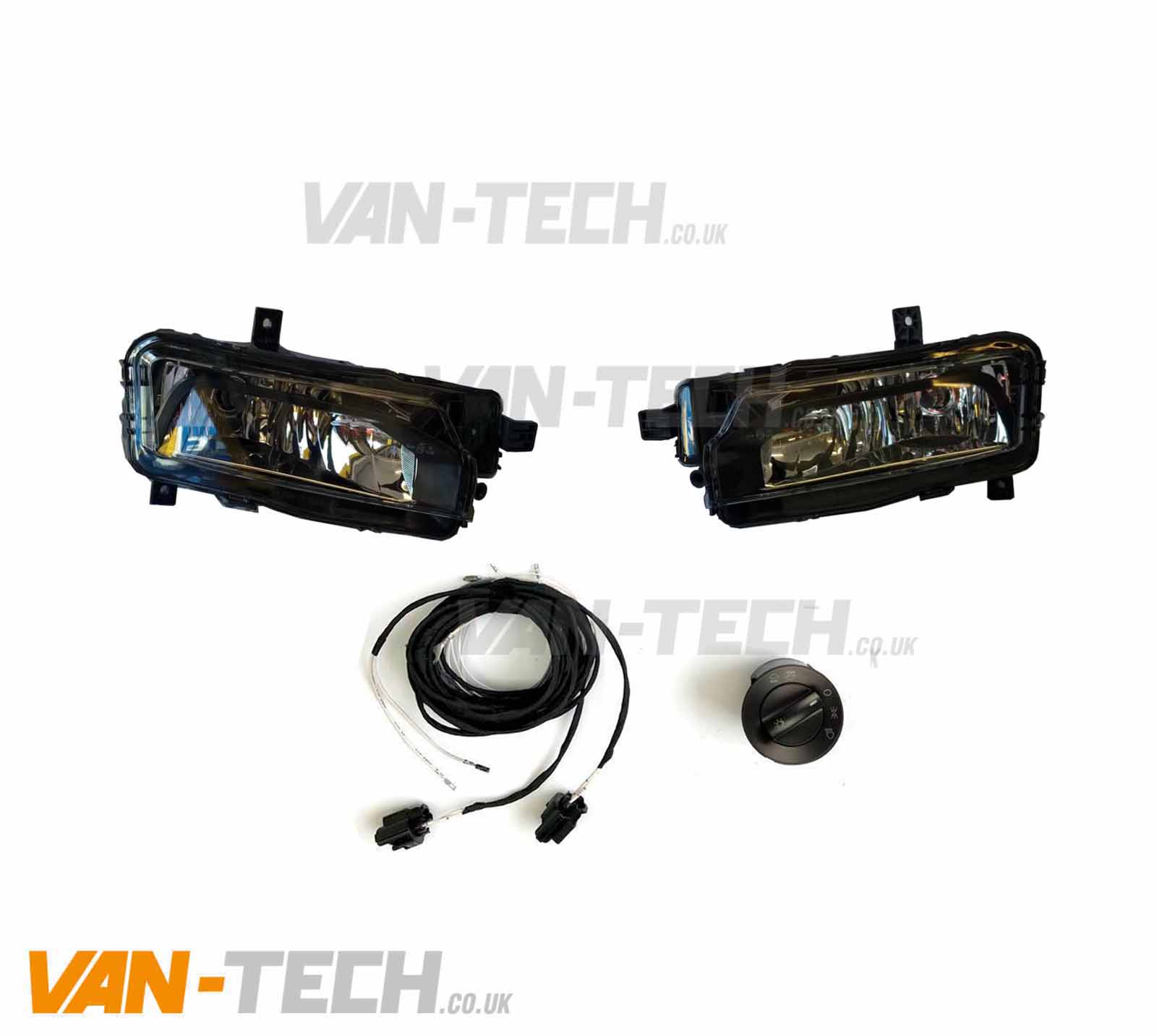 fog-light-kit-t61 VW T6 Fog Lights with Bulbs, Wiring Kit and Switch