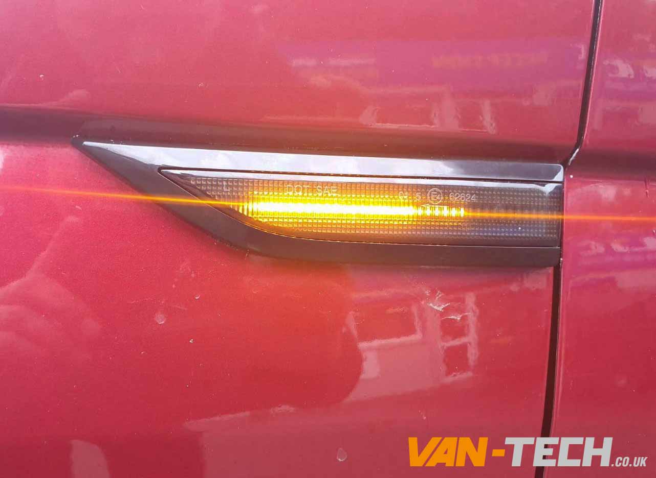 t6-smoked-2 VW T6 Dynamic Side Repeater Clear fits models 2015 – onwards