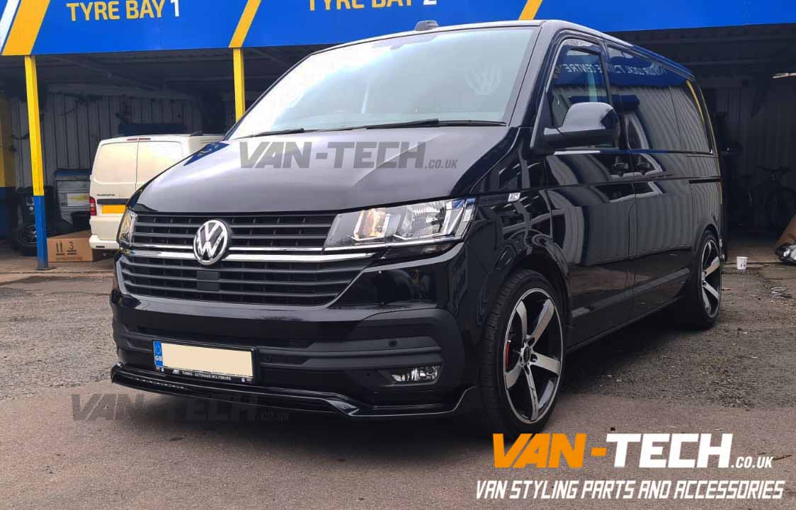 vw-t6.1-compettion-winner-2 VW Transporter T6.1 Front Spoiler / Splitter fits Standard Bumper