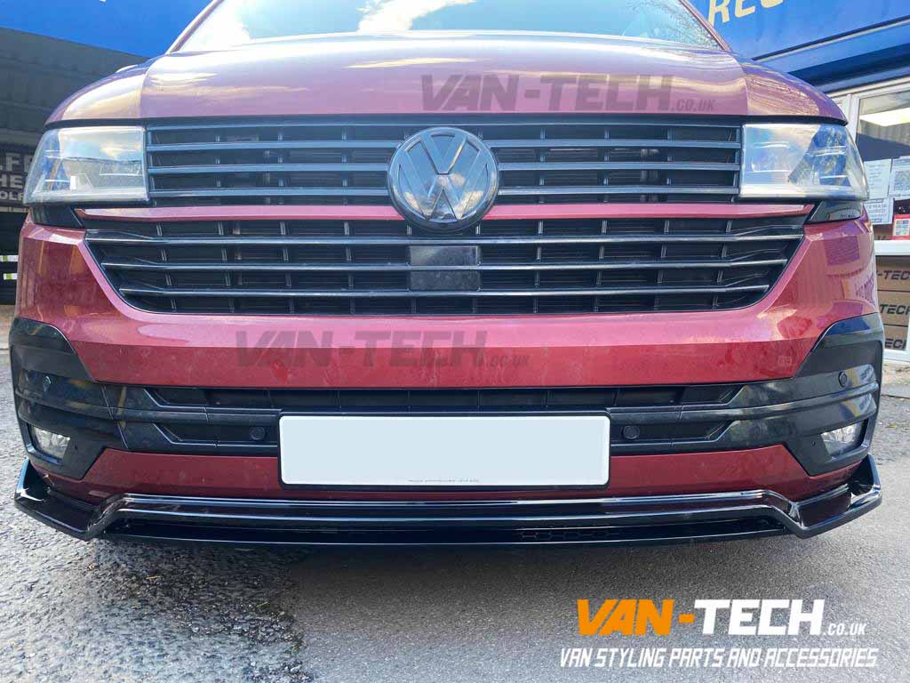 vw-t6.1-parts-1 VW Transporter T6.1 Front Spoiler / Splitter fits Standard Bumper