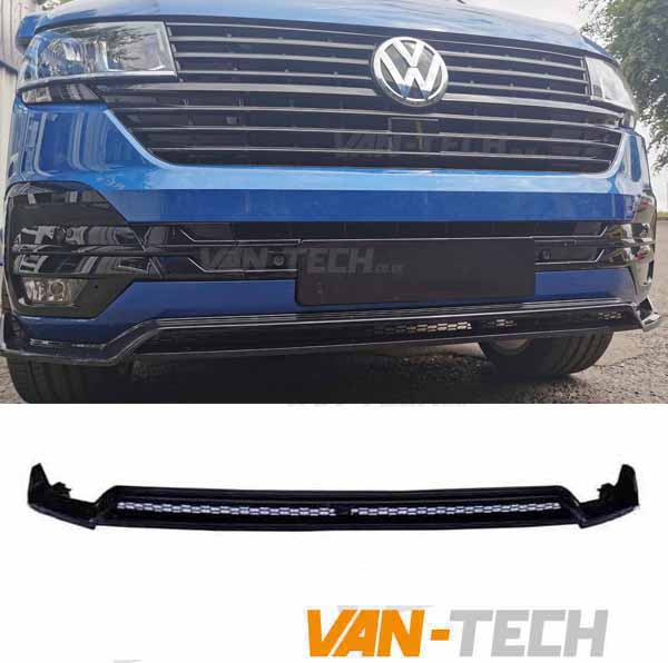 vw-transporter-t6.1-3-part-splitter VW Transporter T6.1 Front Spoiler / Splitter fits Standard Bumper