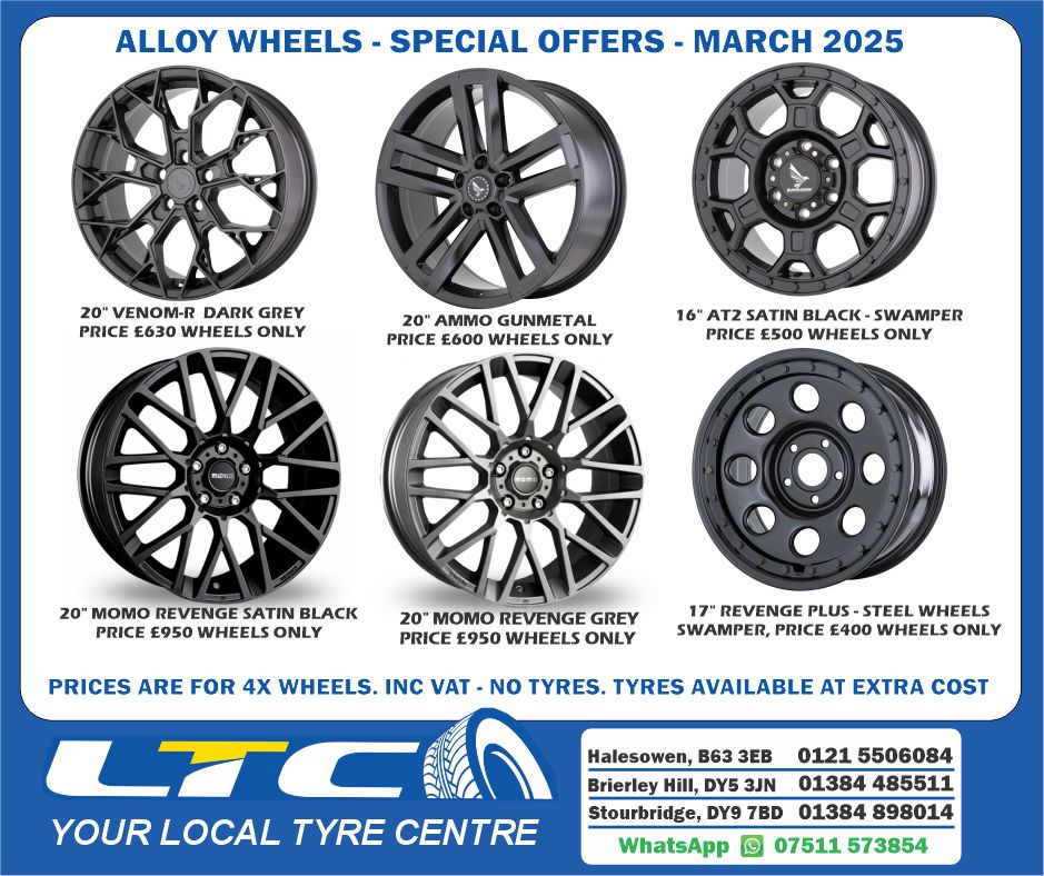 VW T5, VW T6 ALLOY WHEELS AT LTC TYRES, VAN-TECH 