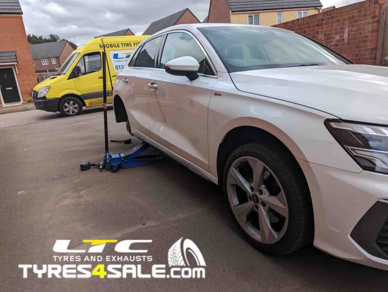 LTC Tyres and Exhausts on the Drive Mobile Tyre Fitting Service