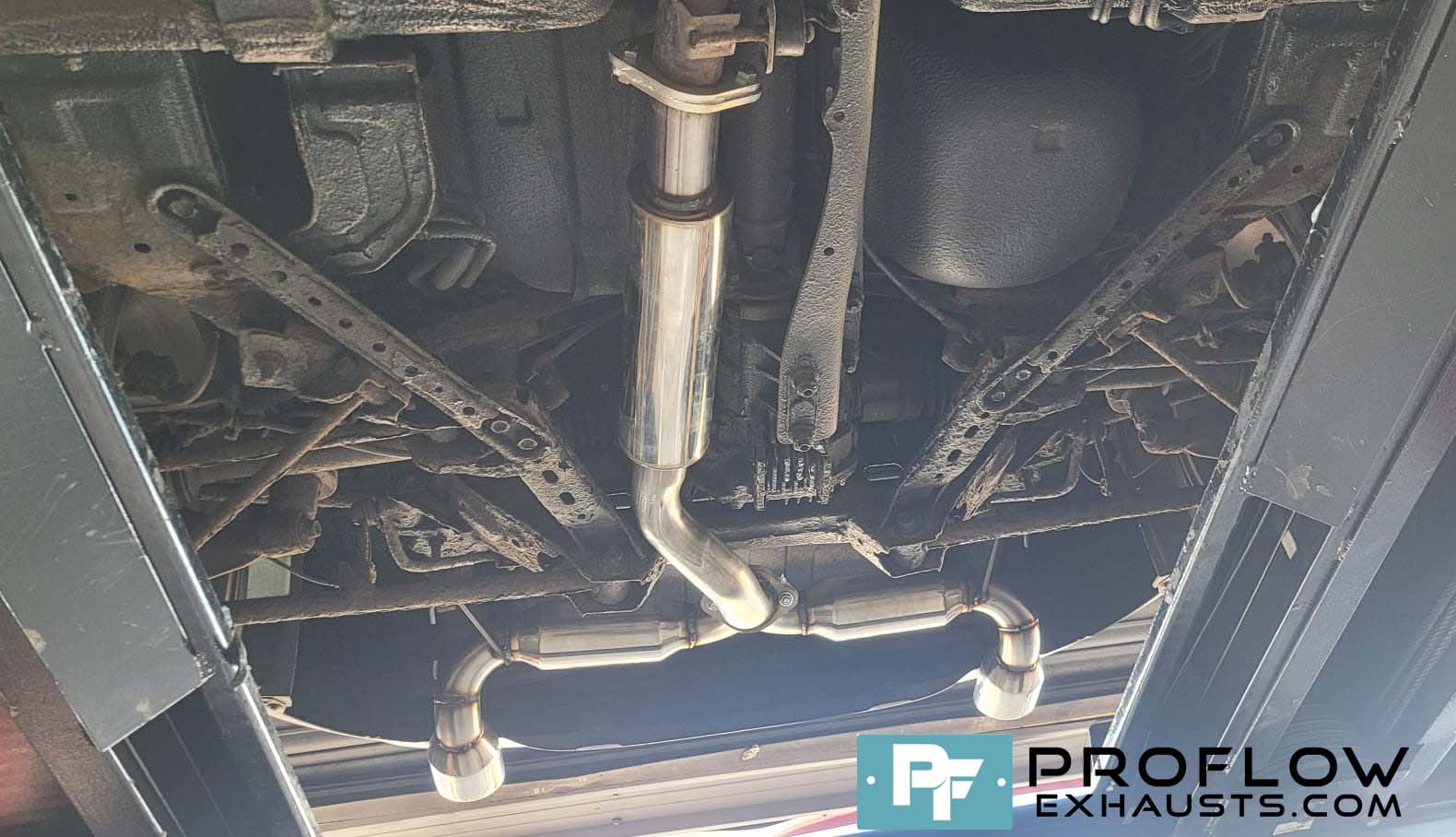 Mazda MX5 Stainless Steel Exhaust - Middle and Dual Rear with TX026 Tailpipes - Proflow Exhausts