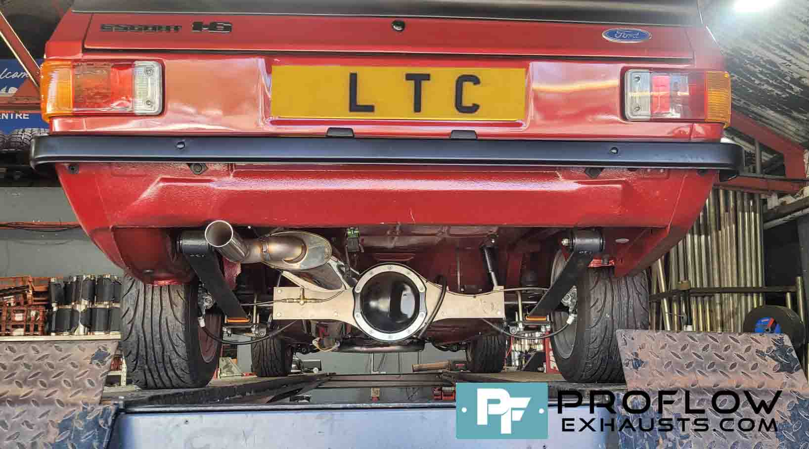 Proflow Custom Built Stainless Steel Exhaust for Ford Escort MK2