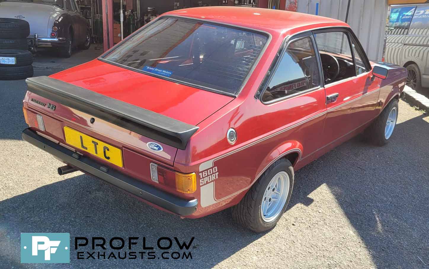 Proflow Custom Built Stainless Steel Exhaust for Ford Escort MK2