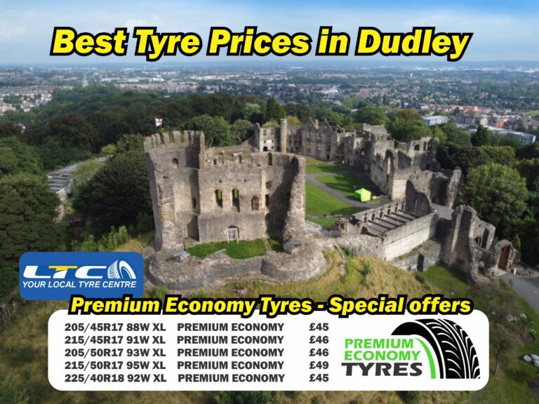 Tyres Dudley - Get the best tyre prices in Dudley