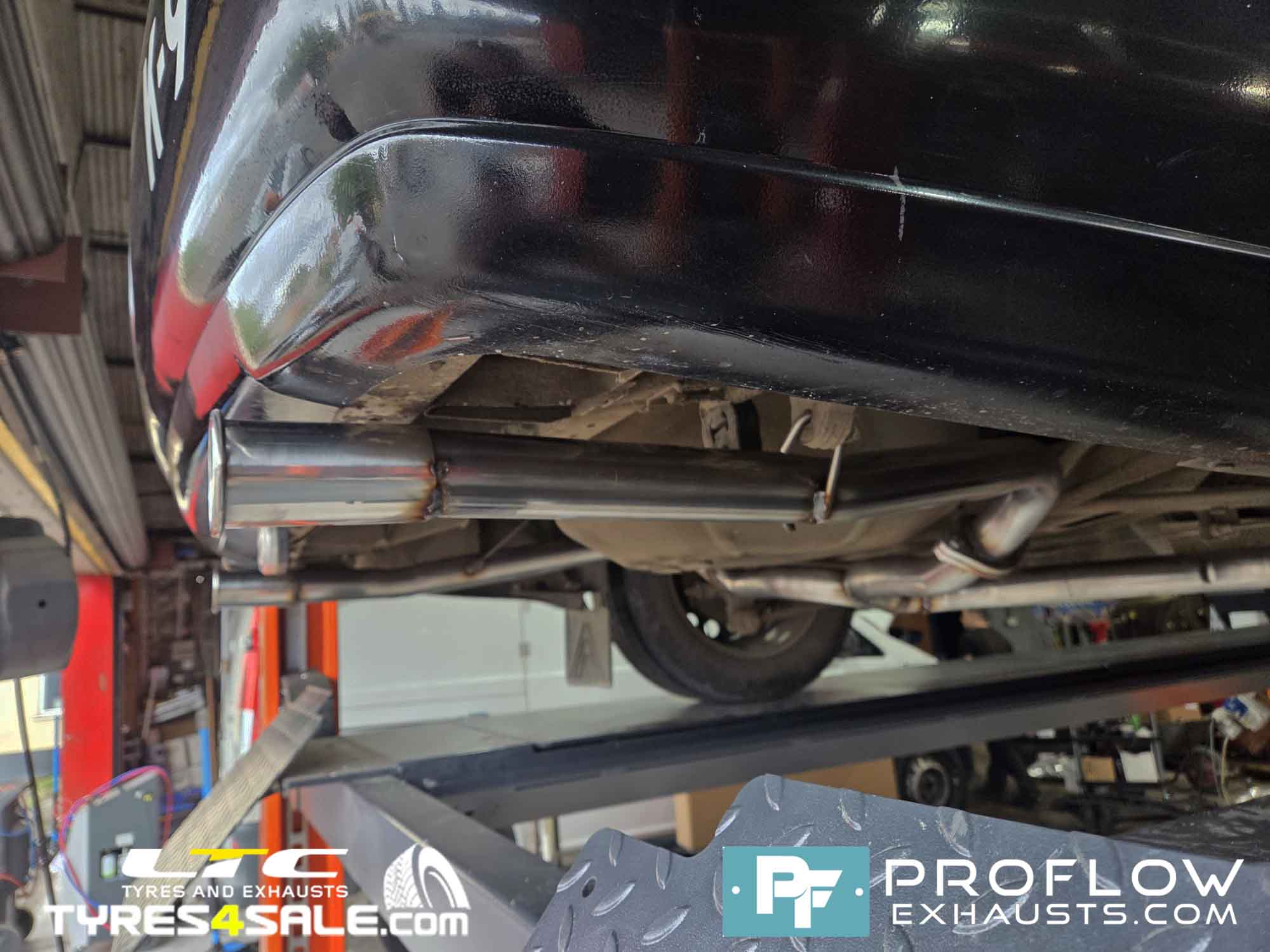 Chevrolet Impala Custom Exhaust Middle and Rear with TX066 made from Stainless Steel