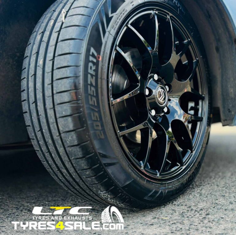 Romac Radium 17″ Alloy Wheels and 205/55R17 95W POWERTRAC ECOSPORT X77 Tyres for Citroen C4 Picasso