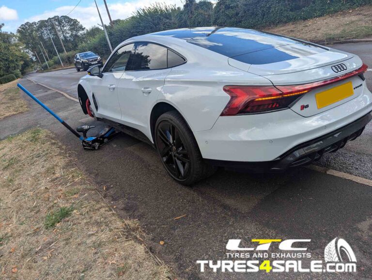 Electric Vehicle Mobile Tyre Fitting Service at LTC Tyres and Exhausts