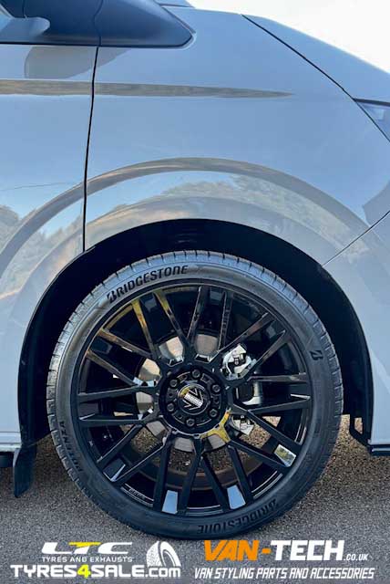Momo Revenge Alloy Wheels 20″ for VW Transporter T7 Gloss Black available at LTC Tyres and Exhausts
