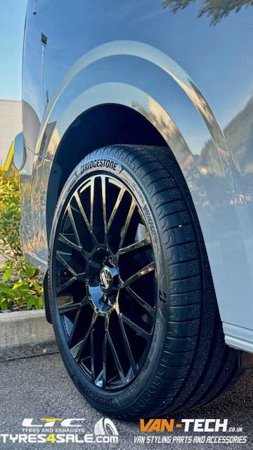 Momo Revenge Alloy Wheels 20″ for VW Transporter T7 Gloss Black available at LTC Tyres and Exhausts