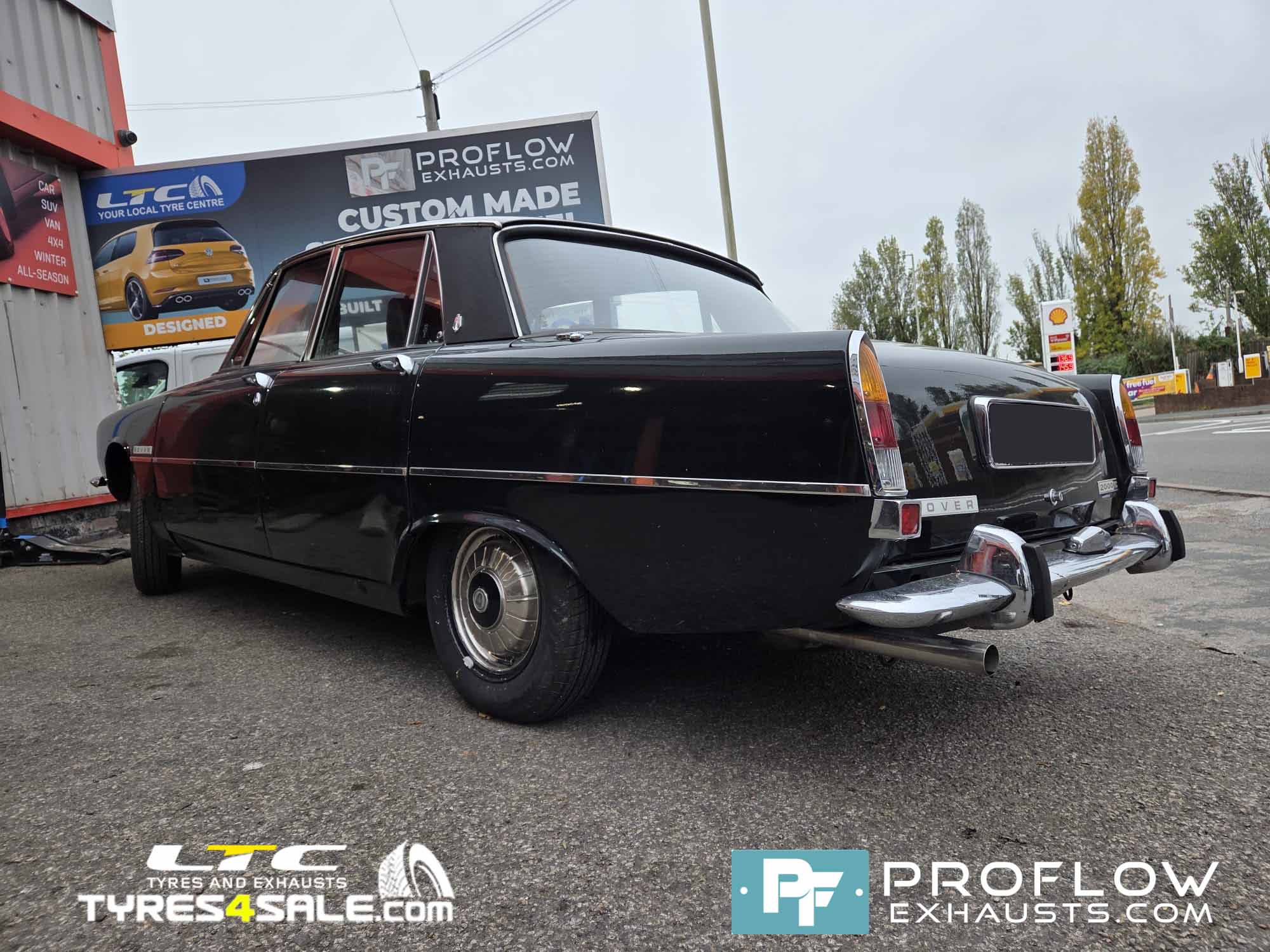 Rover 2000 P6 Custom Exhaust Middle and Rear made from Stainless Steel