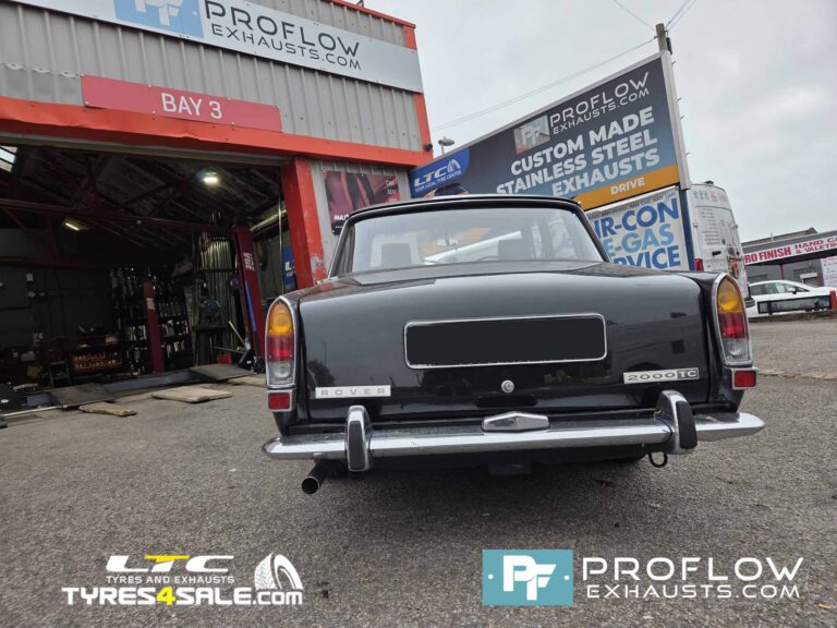 Rover 2000 P6 Custom Exhaust Middle and Rear made from Stainless Steel