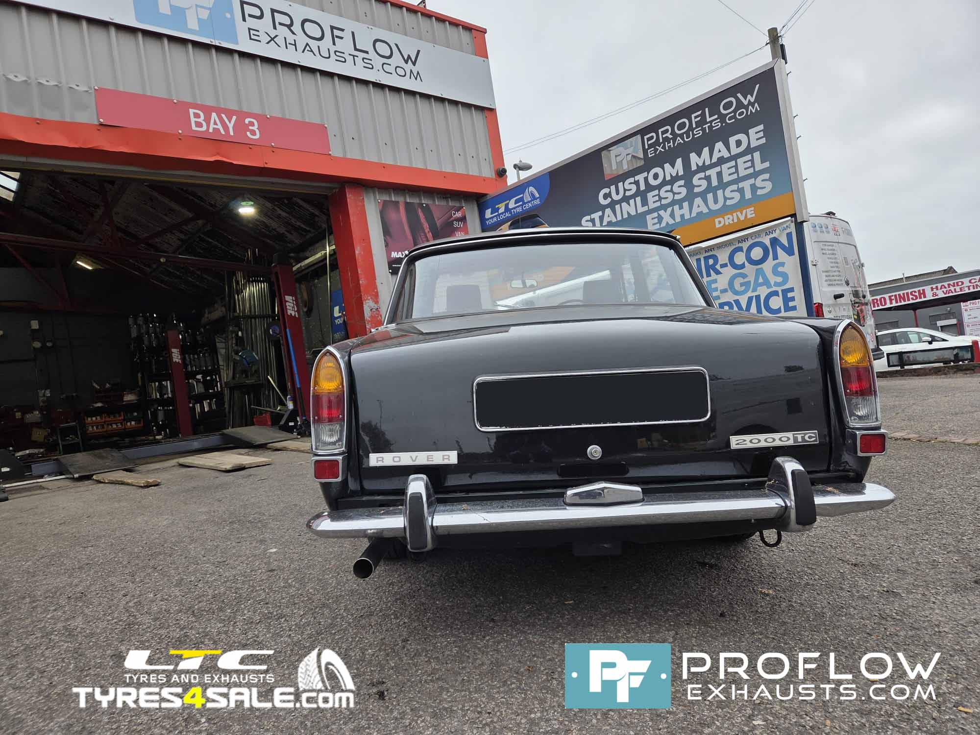 Rover 2000 P6 Custom Exhaust Middle and Rear made from Stainless Steel