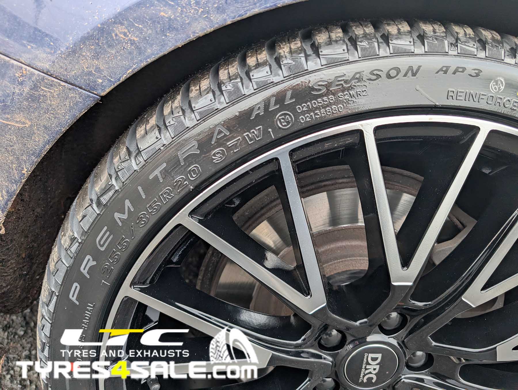 Audi S6 Alloy Wheels DRC Cyclone 20" and a set 255/35R20 97W Maxxis AP3 All Season Tyres