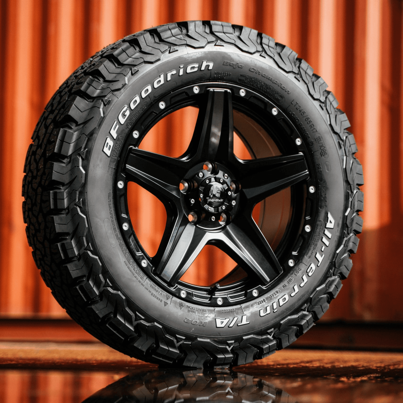 VW Crafter alloy wheel and all-terrain tyre package