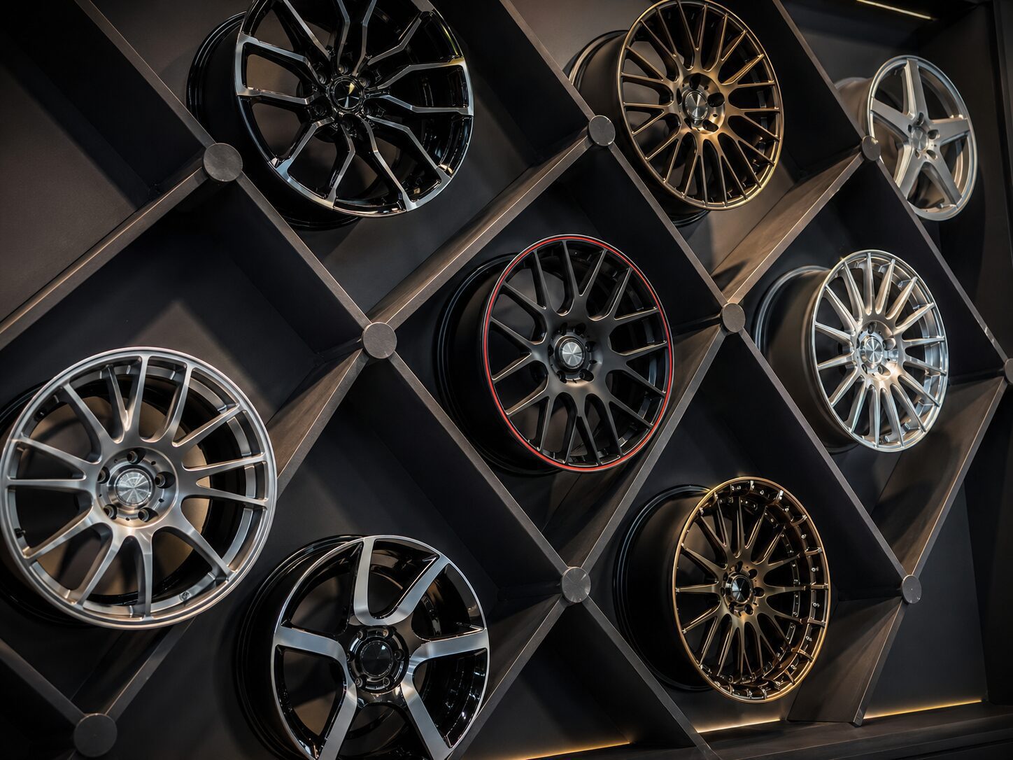 Large selection of alloy wheel designs available from LTC Tyres