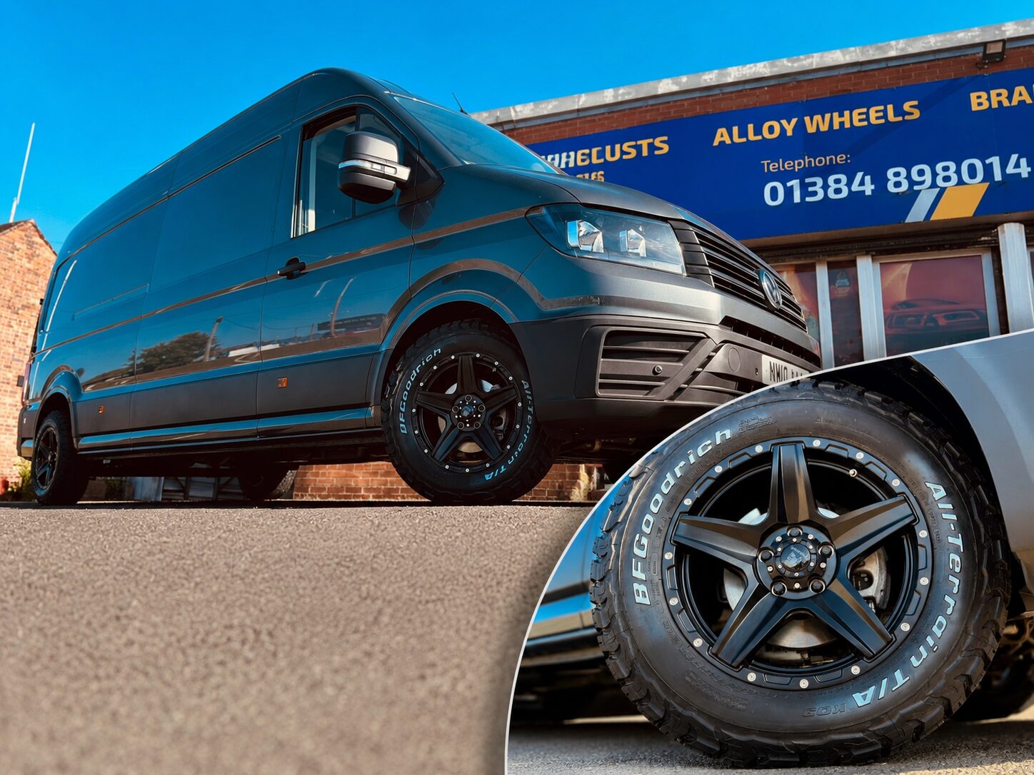 VW Crafter alloy wheels supplied by LTC Tyres